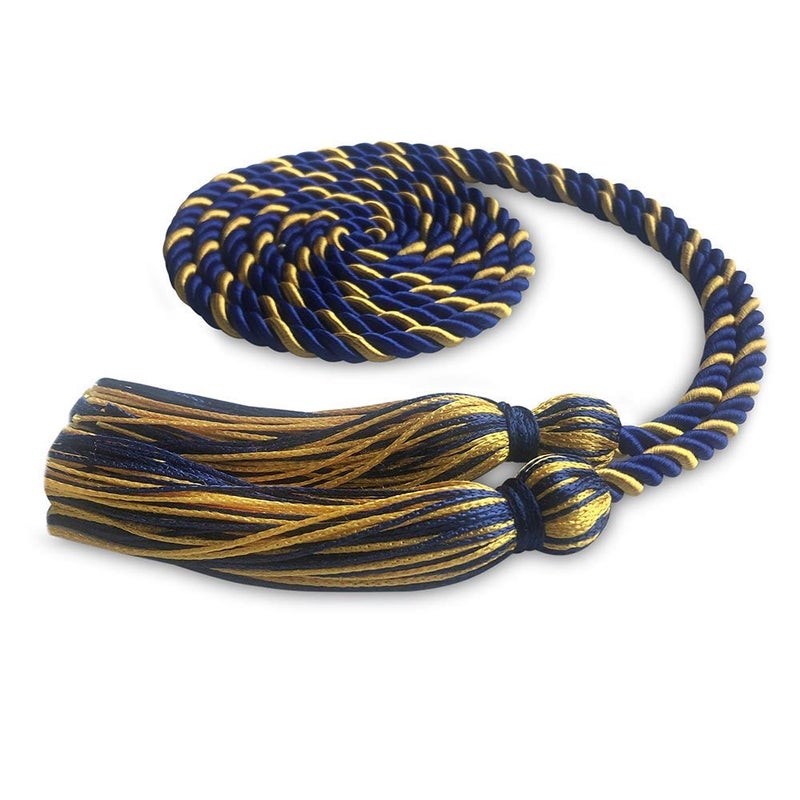 Endea Graduation Single Honor Cord Two-Color (Royal Blue/Gold) - Image 1